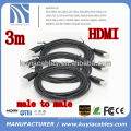 1.5 FEET 0.5M HDMI 1.4v CABO OURO PARA LED LCD TV 1080P 3D ETHERNET HDTV 1.5FT Slim HDMI CABLE